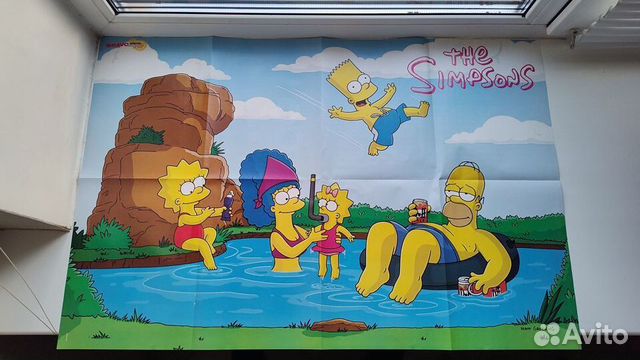 Постер Плакат Симпсоны / Губка Боб