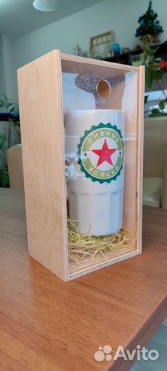 Коробка подарочная деревянная Собственная мастерск