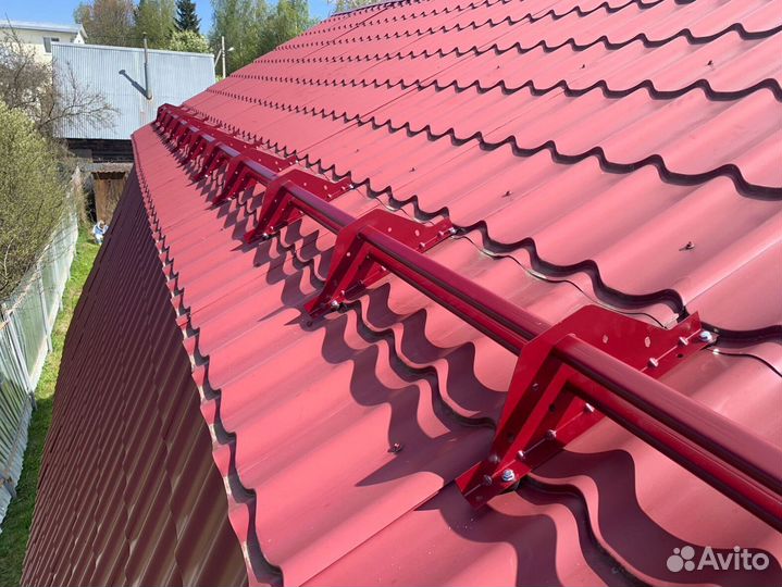 Снегозадержатели с монтажом