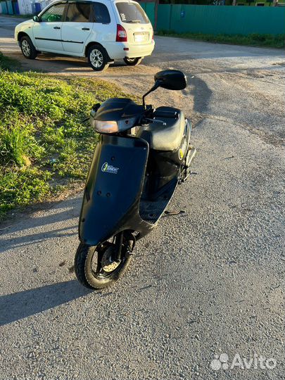 Скутер на ходу