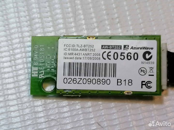 Bluetooth модуль для Asus K52J