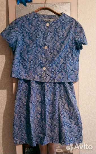 Винтажный костюм. Платье, 57 год