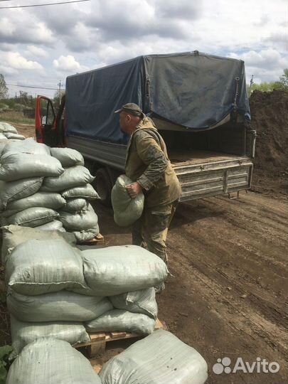 Перегной в мешках