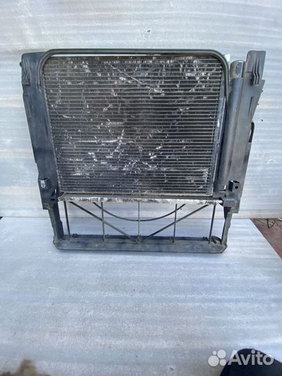 Радиатор гур и кондиционера с рамкой BMW 3 E46