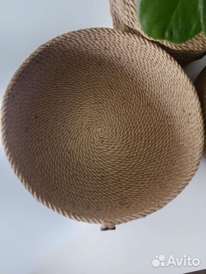 Корзина из джута для мелочей