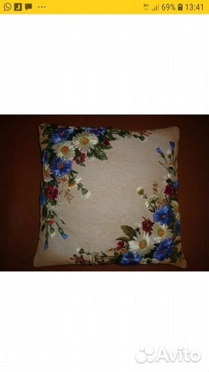 Вышивка на заказ лентами гобеленов