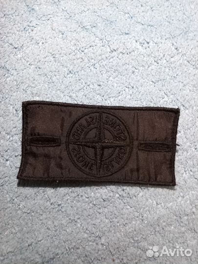 Оригинальный патч stone island (черный)