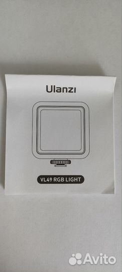Свет для съемки ulanzi vl49 rgb