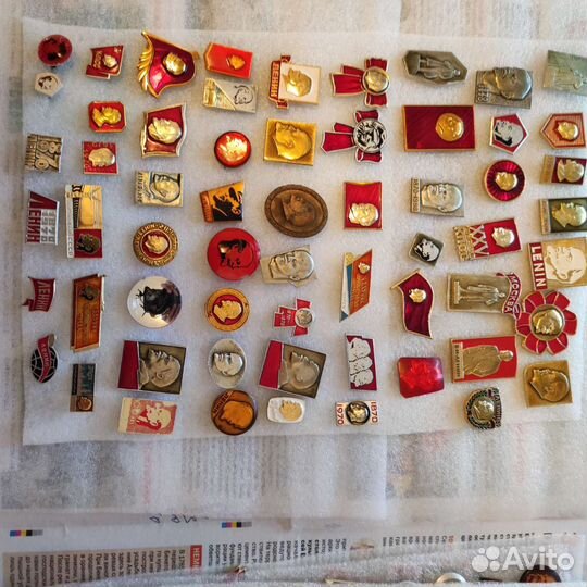 Значки СССР с Ленином