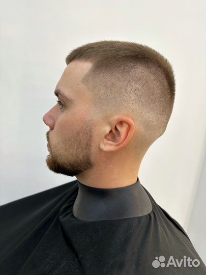 Барбер, мужская стрижка, борода, окрашивание
