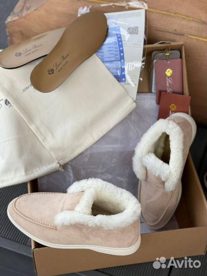 Лоферы зима Loro piana