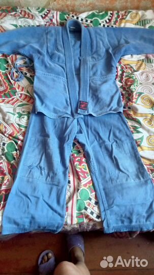 Кимоно для дзюдо синее 128