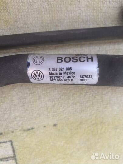 Трапеция стеклоочистителей VW Jetta 2015-2018