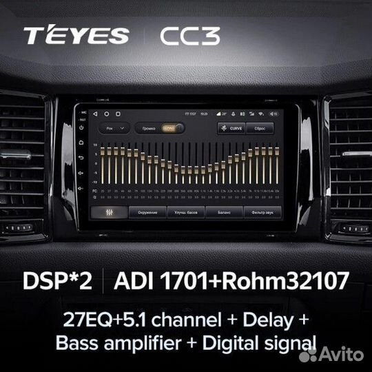 Магнитола Teyes CC3 4/64 2K для Hyundai