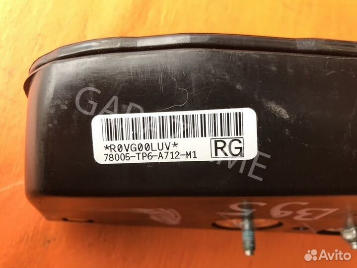 Подушка безопасности боковая передняя левая Honda