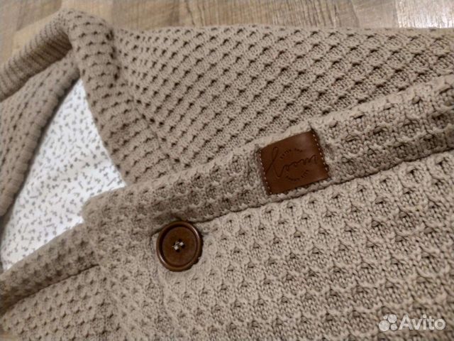 Конверт-плед 2 в 1, Loom, цвет Капучино. Демисезон