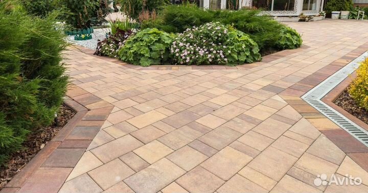 Тротуарная плитка Колормикс пгт Ашукино