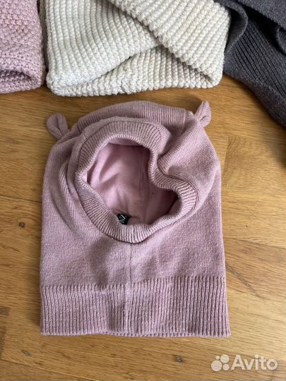 Комплект шапка, шарф zara 3-5 лет