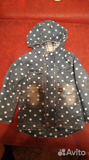 Джинсовая ветровка для девочки