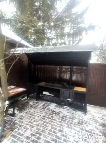 Мангал С крышей