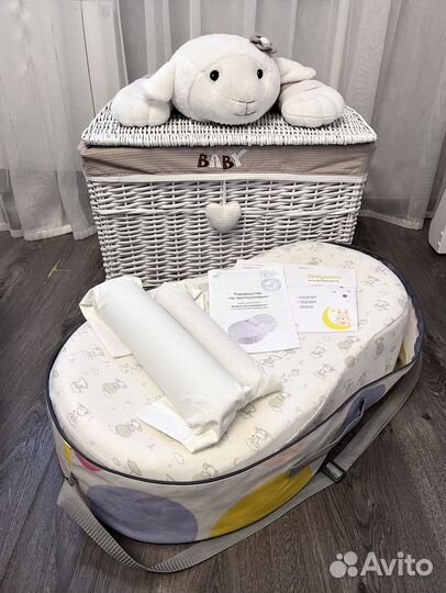 Матрас кокон для новорожденных Зевушка