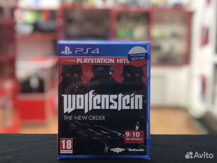 Диск PS4 Wolfenstein: The New Order(Новый) RUS SUB