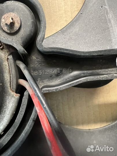 Вентилятор охлаждения двигателя Citroen C4