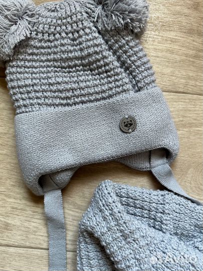 Шапка и снуд новый набор