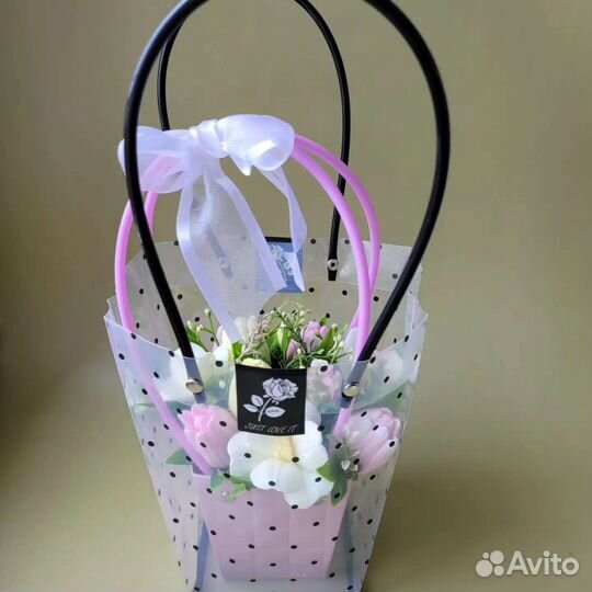 Букет из мыла ручной работы