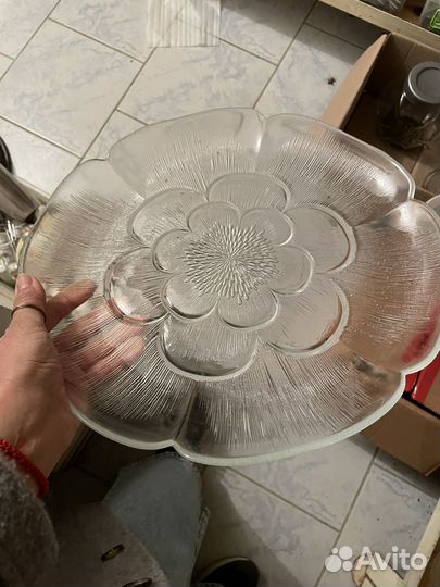 Блюдо стекло