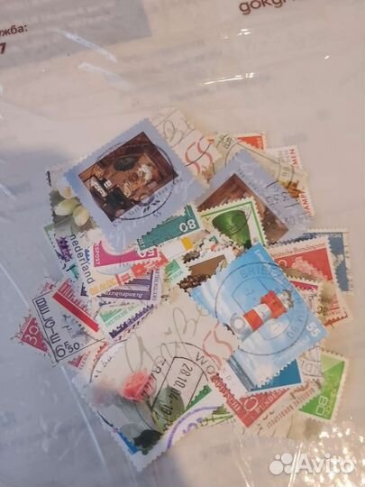 Марки разных стран 100 шт