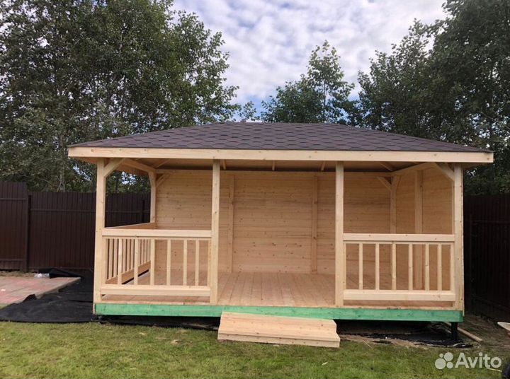 Деревянные беседки для дачи