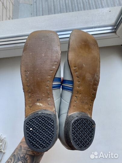 Ботинки лыжные СССР кожа