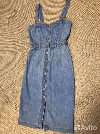 Джинсовое платье