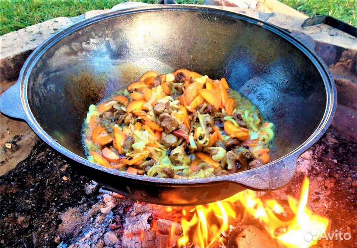 Казан 10 литров чугун