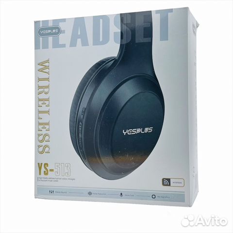 BT гарнитура yesplus YS513 Black Full Size