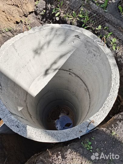 Колодец, погреб из колец жби, сливные ямы, водопр