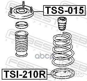 Опора заднего амортизатора TSS015 Febest