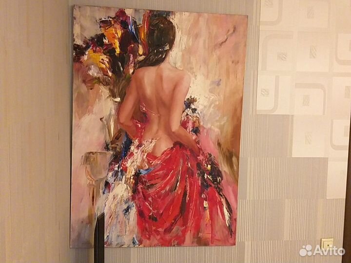 Картина маслом, автор Никос Сафронов