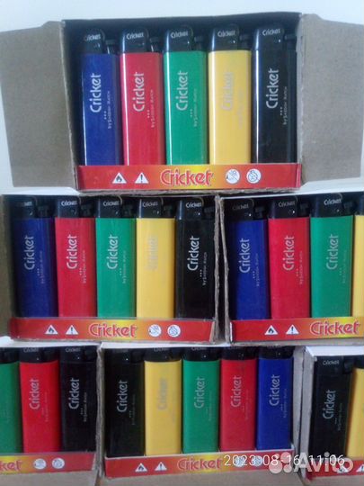 Продам зажигалки Cricket от 50 шт