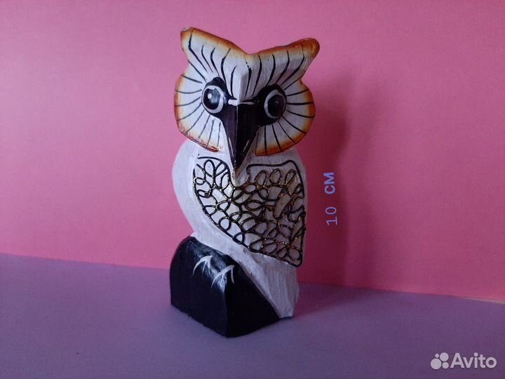 Сова статуэтка из дерева