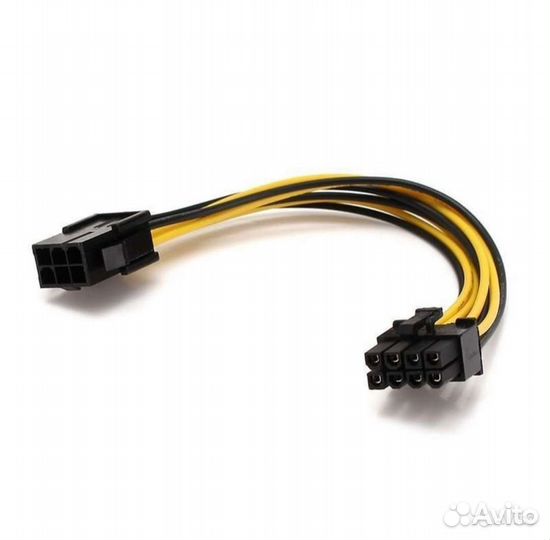 Переходник с 6 pin на 8 pin