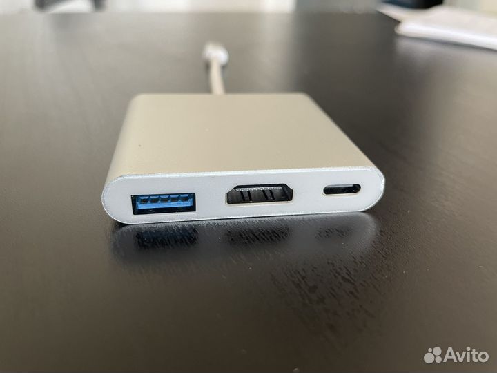 Адаптер, переходник type-c, USB, mini DP, ethernet