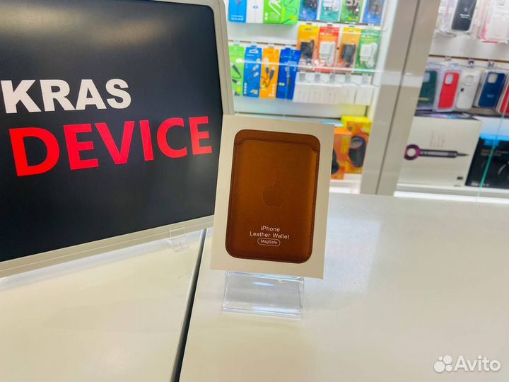 Кардхолдер iPhone Leather Wallet Magsafe