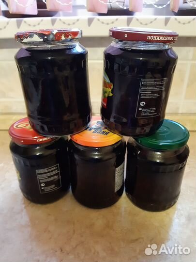 Варенье ассорти из черной и красной смородины,лечо