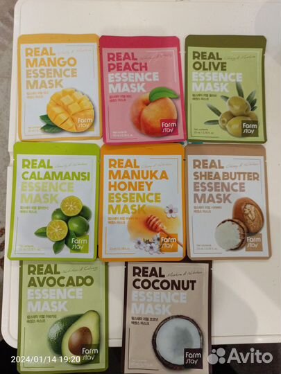 Тканевая маска для лица Farm Stay 50 шт