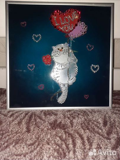 Картины со стразами swarovski