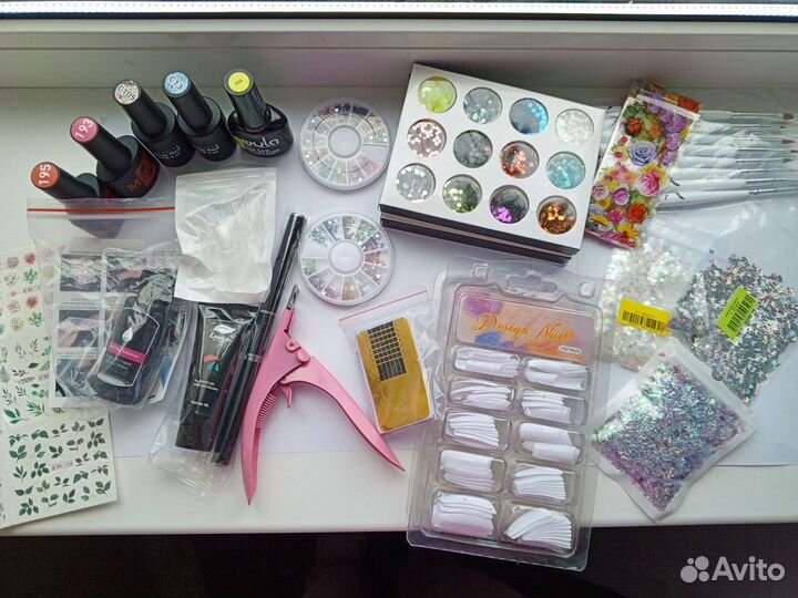 Материалы для маникюра, гель-лак, наращивание