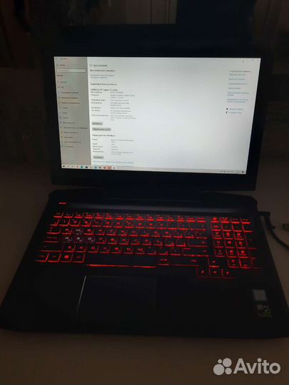 Игровой ноутбук HP omen