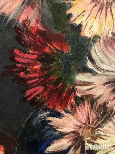 Картина маслом цветы на холсте